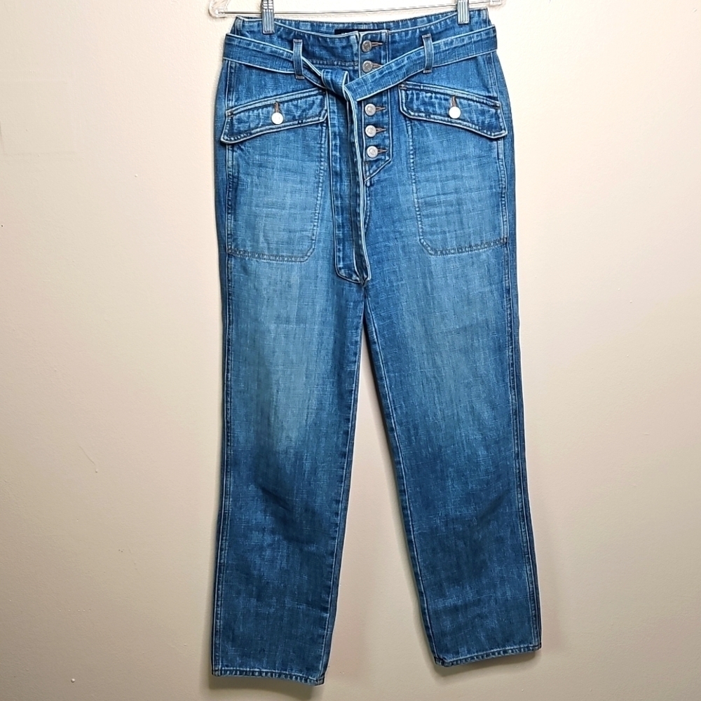 Veronica Beard Rinley Cropped Jeans Size 28